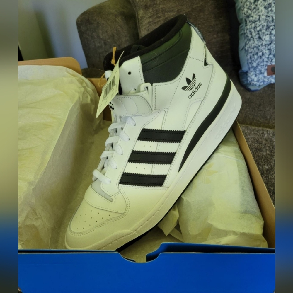 Mens Adidas OG Forum Mid Size 12